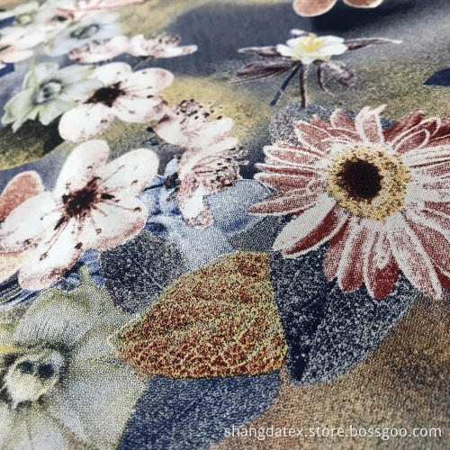 30S Rayon Discharge Print And Semi-Digital Print Fabric